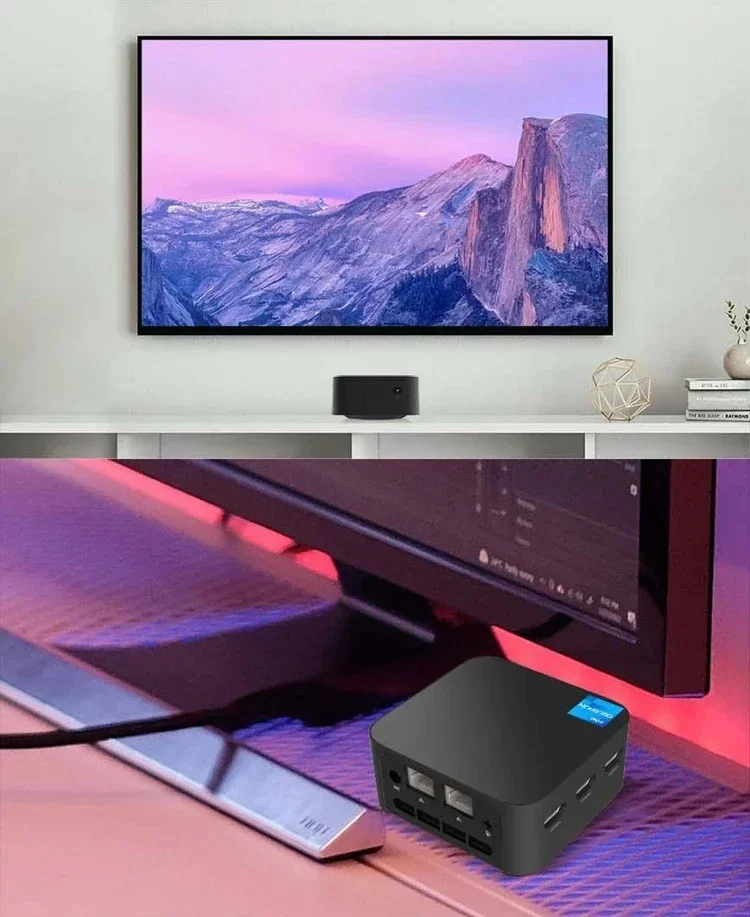 SZBOX T9 Plus Twin Lake N150 Mini PC Windows 11 Pro DDR5 16GB 512GB SSD Wifi BT RJ45*2 Desktop Office Gamer Computer 5
