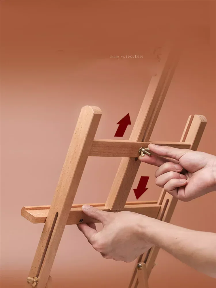 초심자용 나무 그림 그리기, 조정 가능한 미술 수채화 이젤 높이 프레임, 특수 보드 페인팅 도구, 학생용 스케치 디스플레이