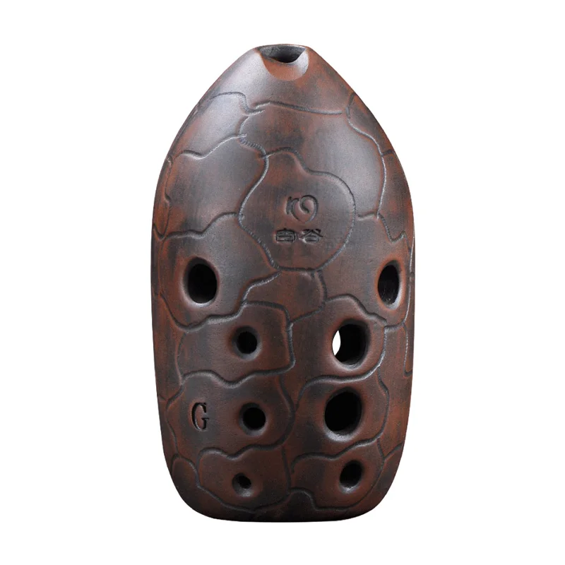 10 Holes Pottery Xun F Tone G Tone Ocarina Flute Kiln Change
