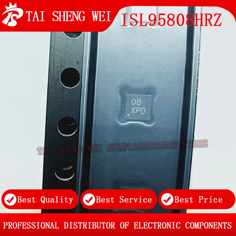

10pcs 95808HRZ ISL95808HRZ-T ISL95808HRZ ISL95808 95808 QFN-8 08 New Original