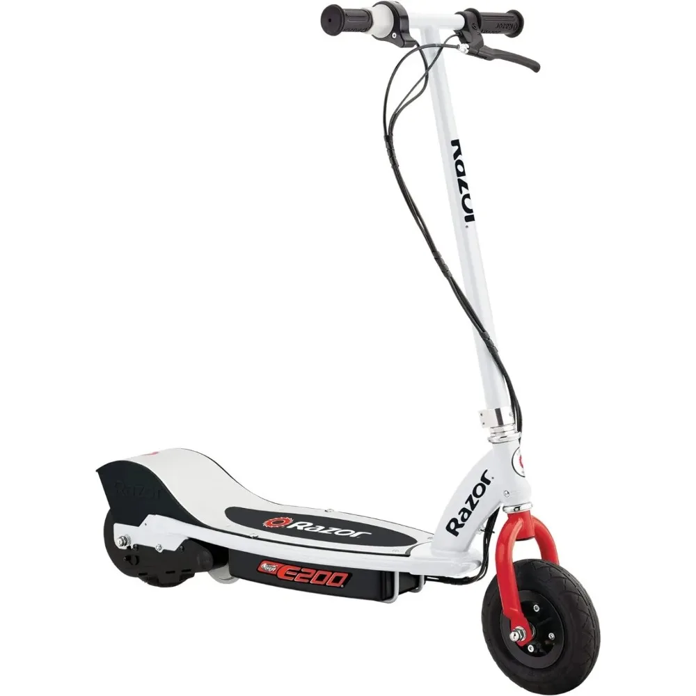 

E200 Electric Scooter for Kids Ages 13+ - 8" Pneumatic Tires, 200-Watt Motor, Up to 12 mph and 40 min of Ride Time