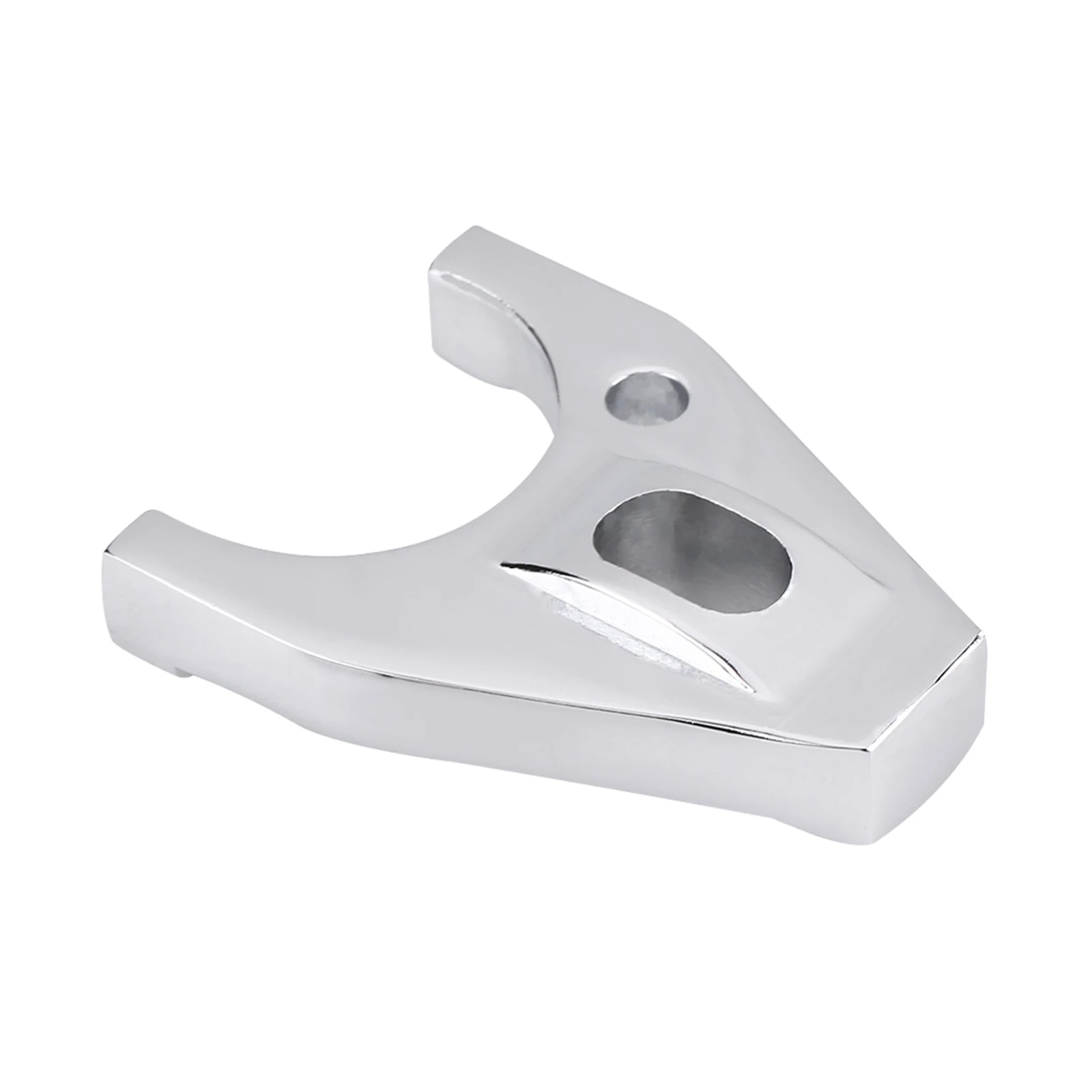 Chrome Billet Aluminum Distributor Clamp Hold Down For Chevy SBC BBC SB BB HEI Electronic