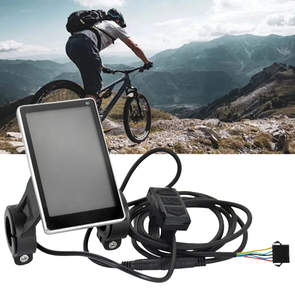 

M5 Electric Bike LCD Display Screen Electric Scooter Speedmeter With Control Electric Bicycle Display Modification Accessories