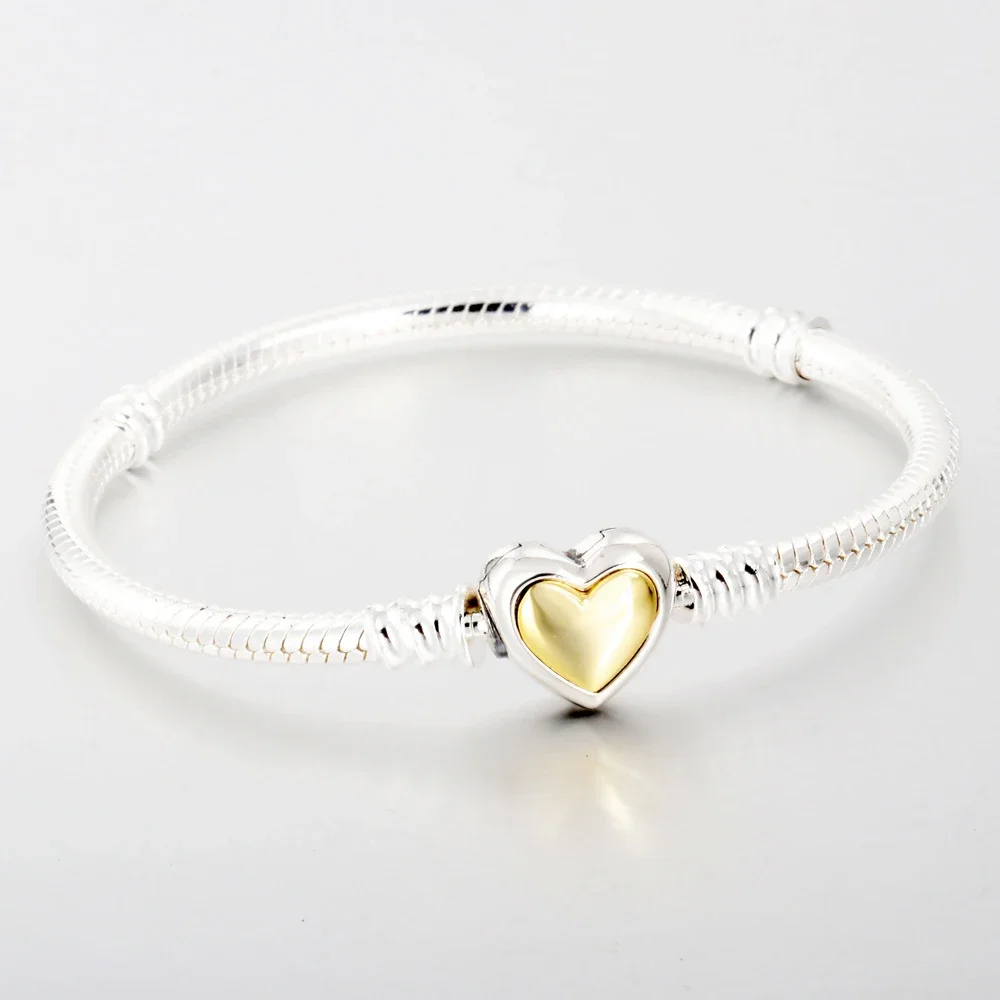Gold Heart Seies S925 Silver Jewelry Set Ring Earrings Necklace for Women Jewelry Gift jewelry set,silver jewelry,silver jewelry set