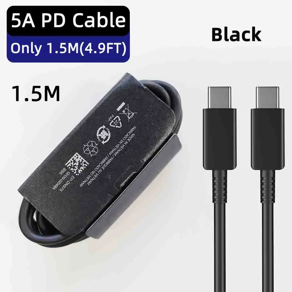 High-Speed 5A USB Type-C Charging Cable - 60W Super Fast Charger