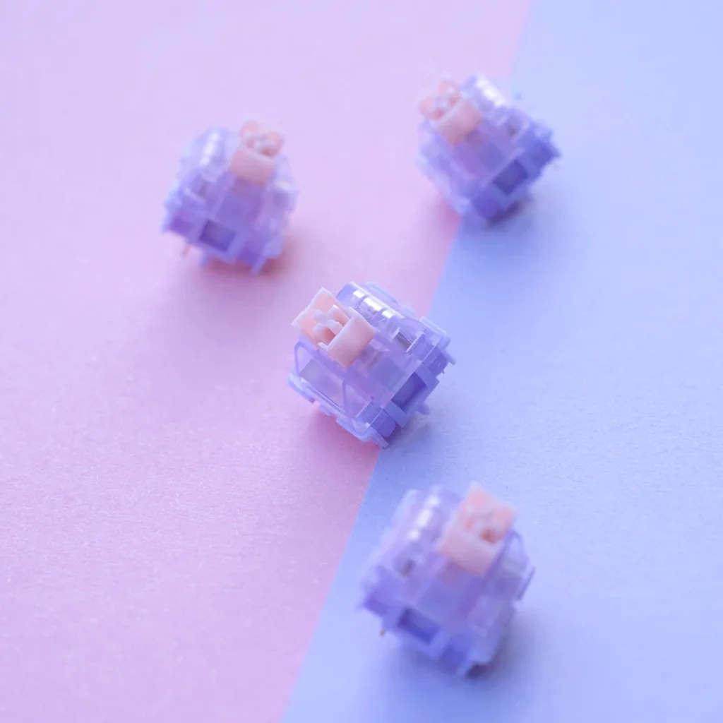 OUTEMU Jing Silent Linear Switch 5핀 39g P1 PC 기계식 키보드용 부드러운 죽 같은 소리 음소거 스위치 게임용 키보드