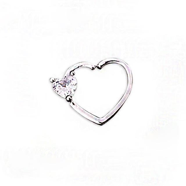 Hoop Nostril Bendable Ring Gem Cartilage Tragus Daith Piercing Earrings Septum Clicker Helix Conch Rook Piercing