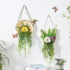 Bamboo Woven Basket Tray Flat Wicker Round Fruit Basket Woven Food Storage Shallow Tray Decorative Serving Tray for Home Kitchen 6