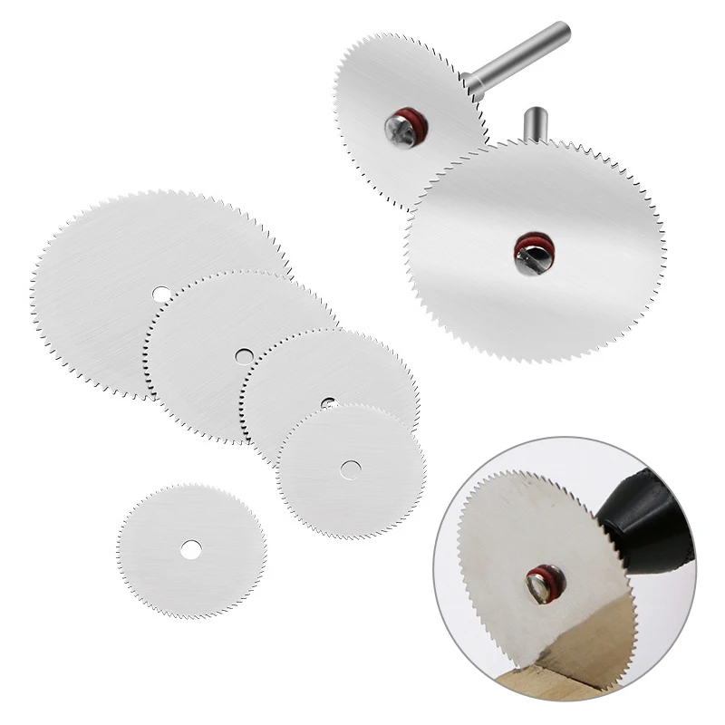 

6/11Pcs Mini Circular Saw Blade Electric Grinding Cutting Disc Rotary Tool for Dremel Metal Cutter Power Tool Wood Cutting Discs