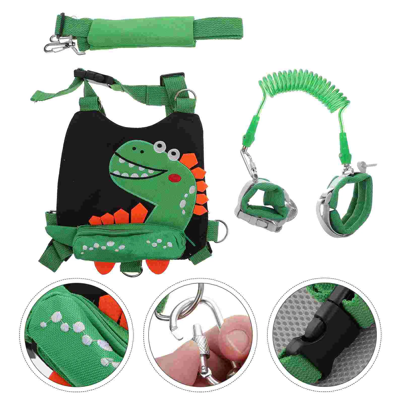 Dinosaur Anti-lost Belt Harness for Child Safety Kids Leash with Toddler Walking Strap Links Rope 1pc anti lost band toddler walking anti lost rope child kids safety harness anti lost strap wrist for 1 10 year old children