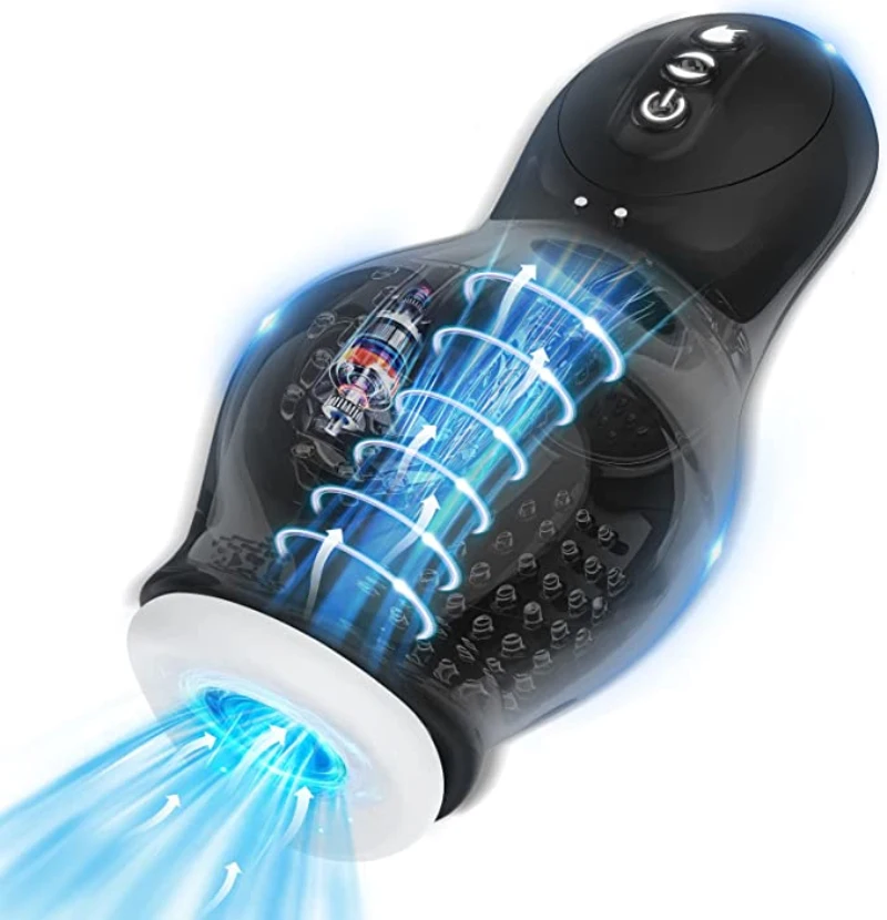 Automatic Rotating Masturbator Cup For Men Adult Blowjob Device_voghion.com