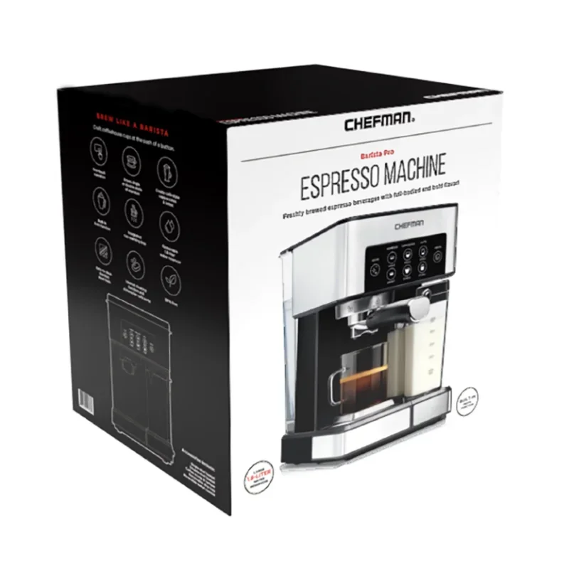 1.8L Barista Pro Espresso Machine, Stainless Steel USA 3