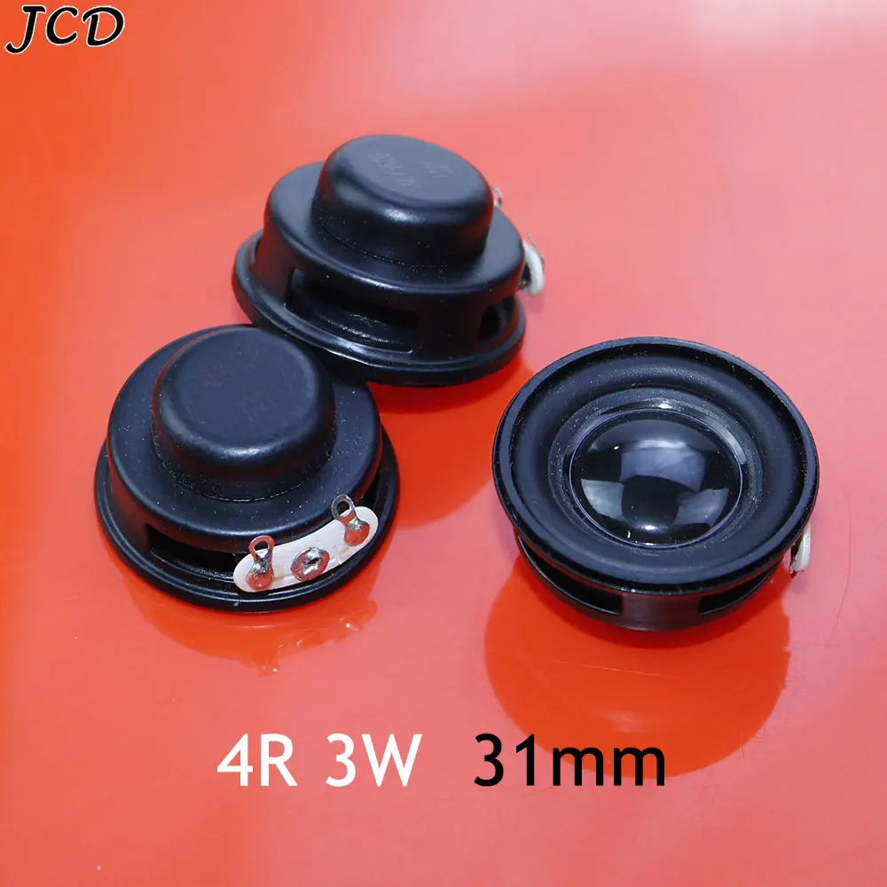 Jcd 1 Pz 31Mm 4R 3 W 31Mm 4 Ohm 3 Watt Altoparlante Corno Mini Amplificatore Guarnizione In Gomma Altoparlante Mini Pot Altoparlante Inferiore