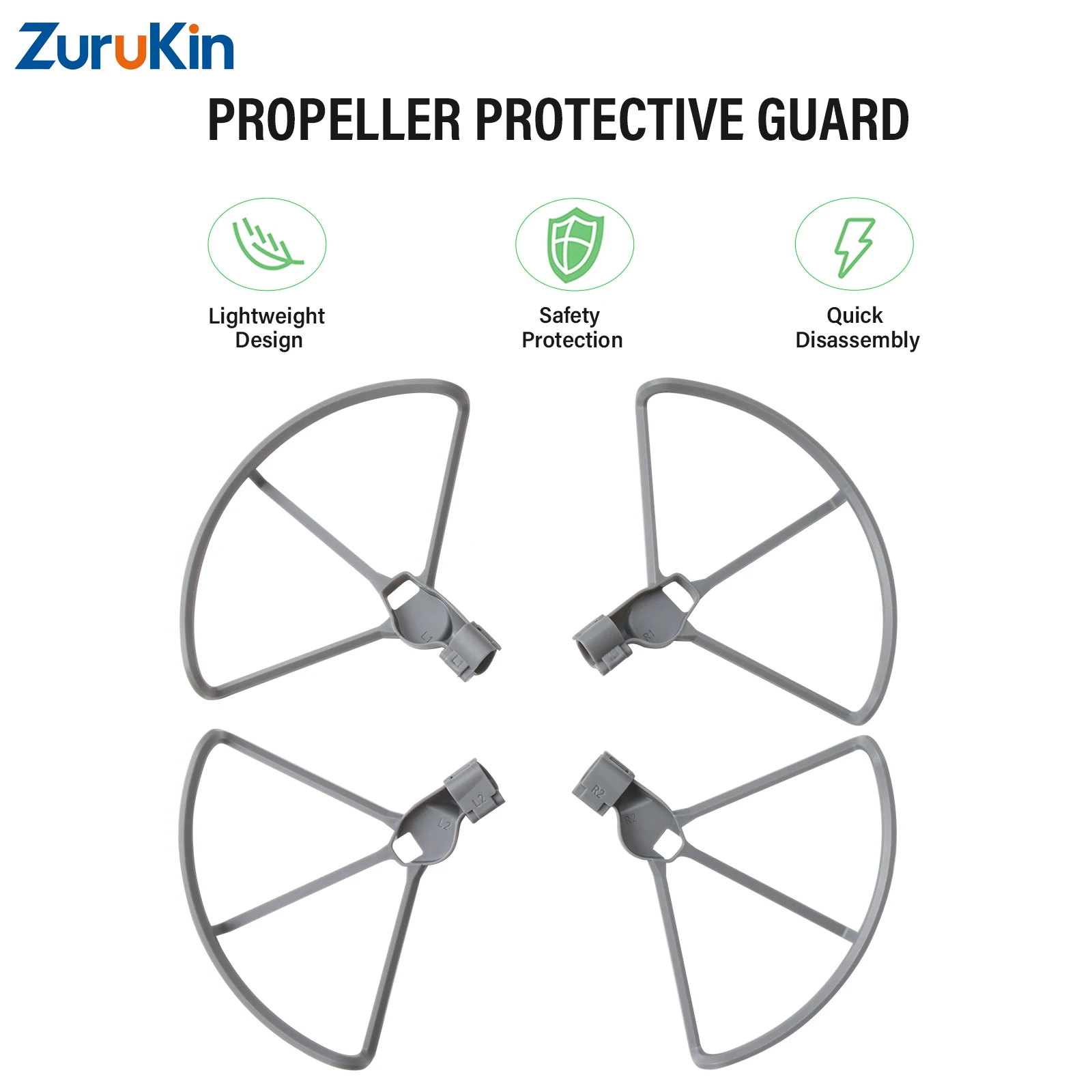 DJI Mini 5 Pro용 프로펠러 가드 경량 PC+ABS 보호용 프로펠러 링 ..