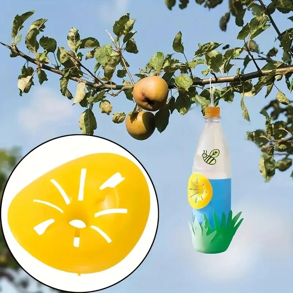 50-5Pcs Reusable Wasp Trap Insect Funnel Killer Flower Bee Hornet Catcher Plastic Bottle Garden Pest Control Tool