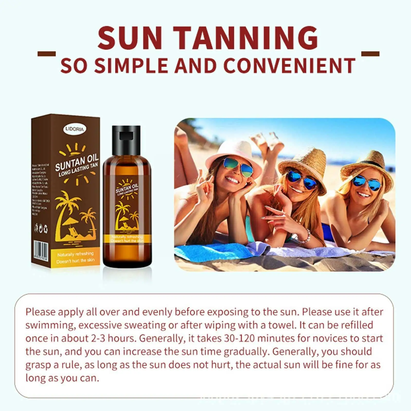 35ml Tanning Gel Cream Tanning Lotion Oils Body Bronzer Self-tanning Suntan Sexy Solarium Beach Oil Protection Lotion Tan Oils Skin Natural T3K1
