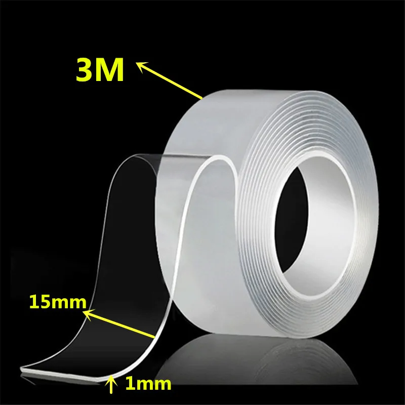 Nano Double-Sided Extra Strong Adhesive Tape – Waterproof & Cleanable