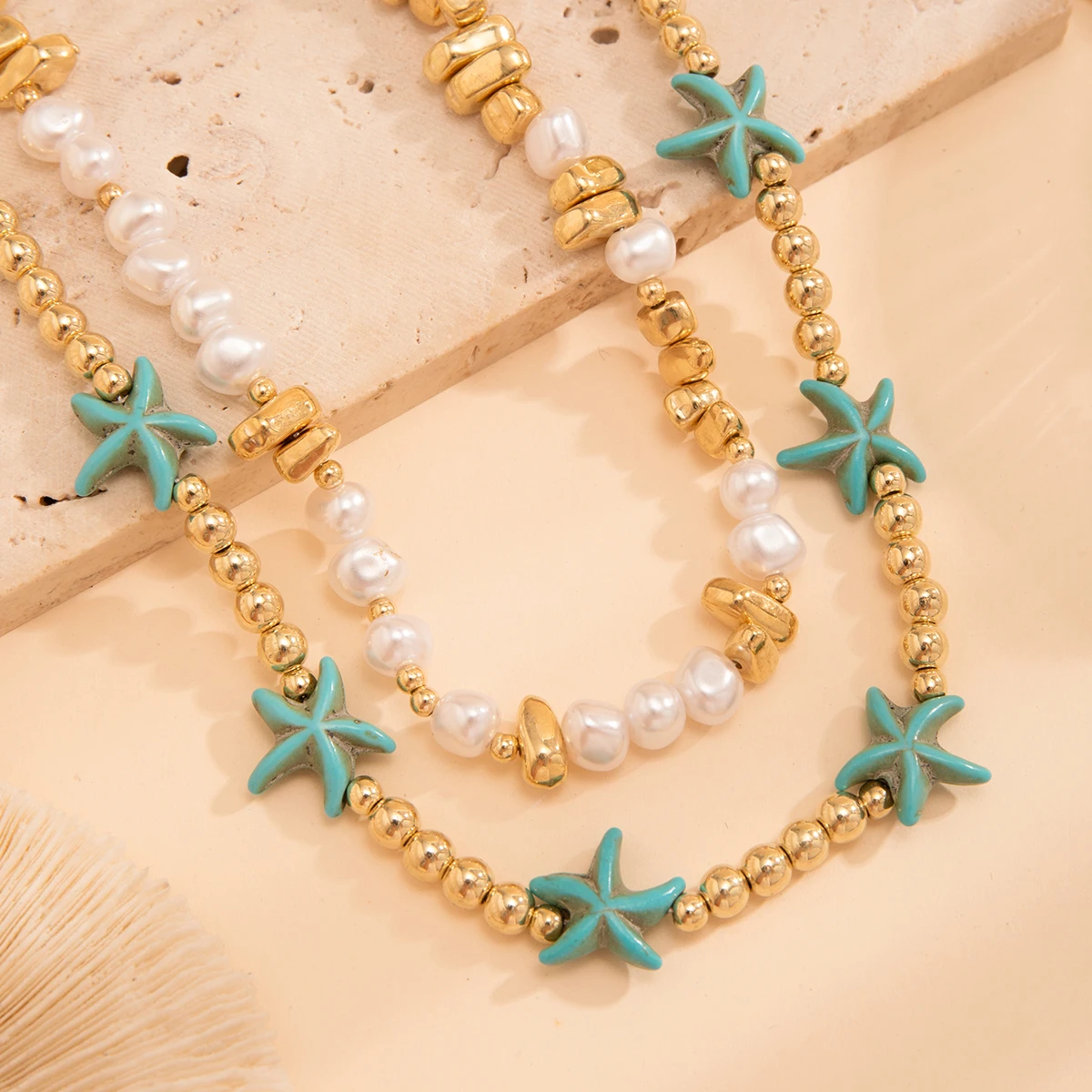 IQIC Chunky Pearl Necklaces For Women Pearl Choker Necklace