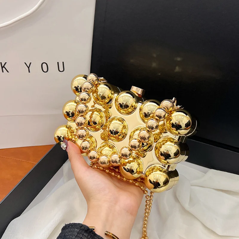 2024 New Acrylic Bags for Women Fashion Small Square Handbag Woman Chain Hard Evening Cute Mini Female Shoulder Crossbody Bag