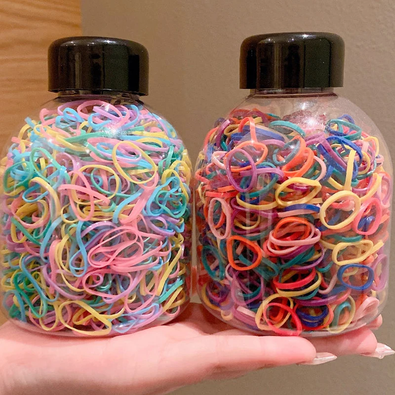 

Colorful High Elastic Hair Bands Disposable Scrunchie Rubber Band for Children Hair Tie Baby Headband Kids Hair Accessories