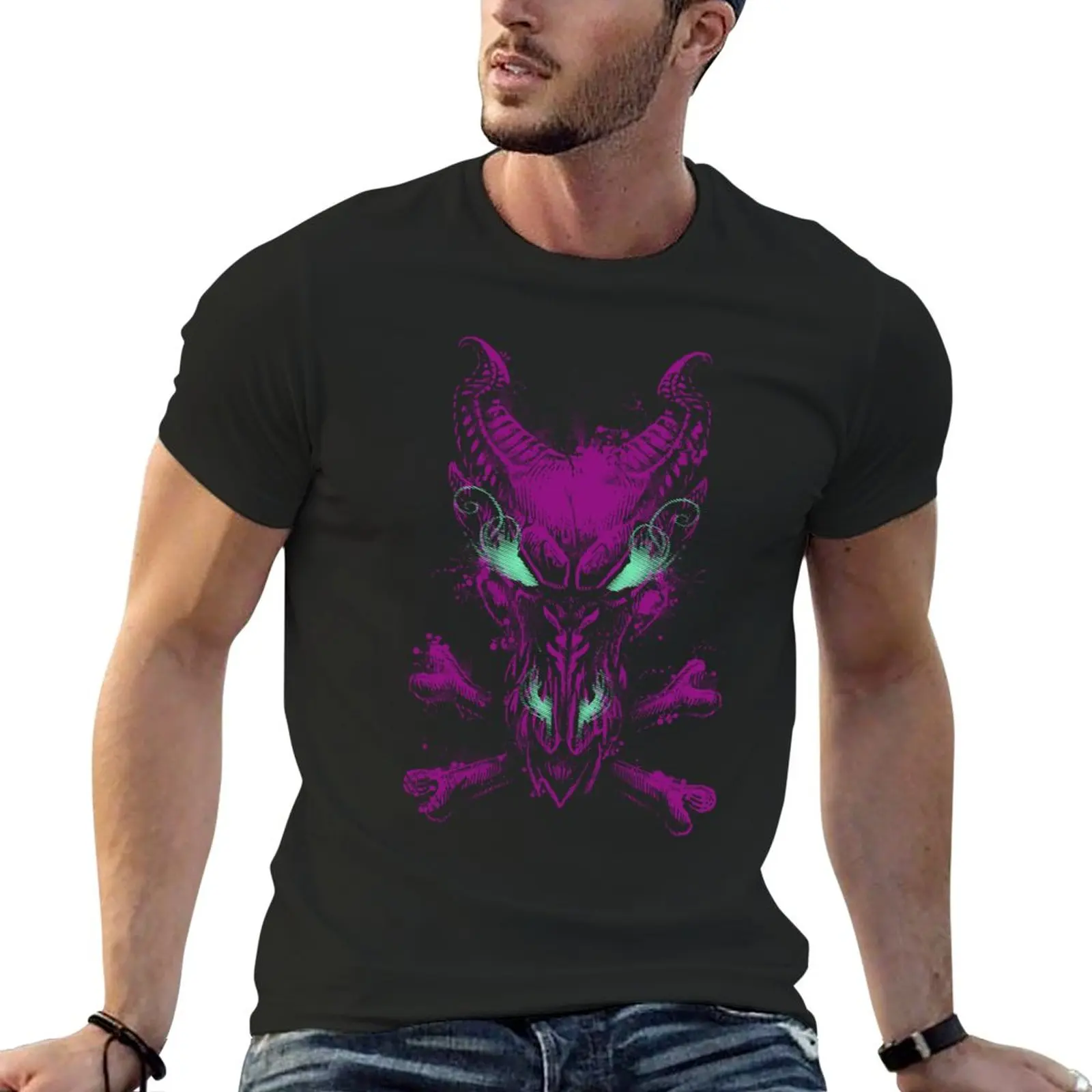 

All the powers of Hell T-Shirt summer clothes boys whites sweat shirts Men's t-shirts