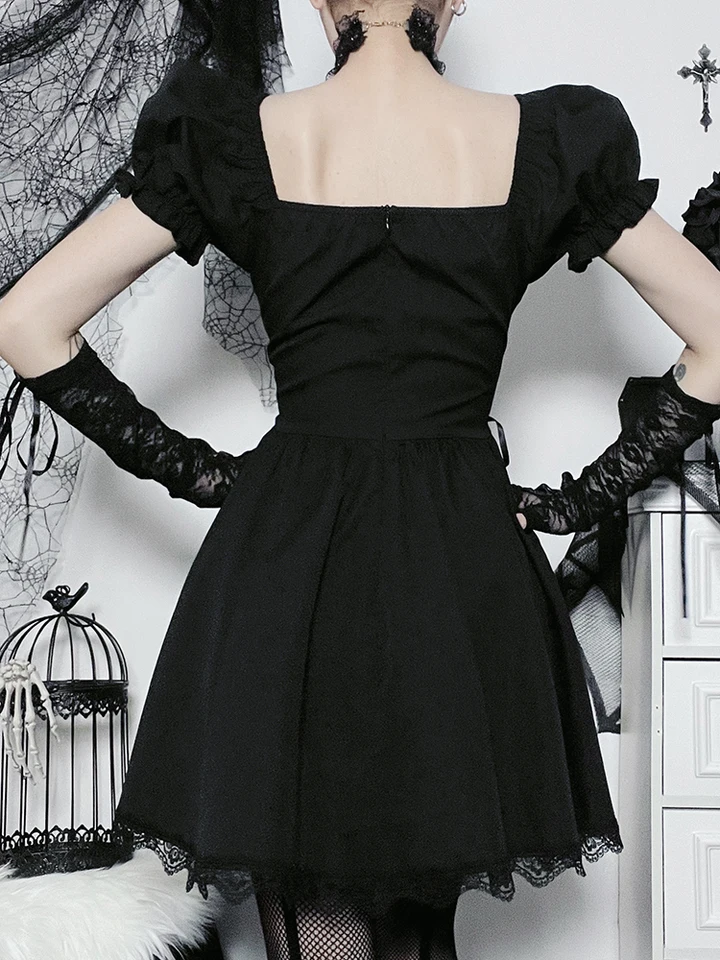 Lemoiitea Gothic Hof Retro Jurk voor Vrouwen Middeleeuwse Vierkante Kraag Kant Splicing Elegante Prinses Jurk Retro Corset Baljurken Halloween Victoriaanse Jurk Punk Hippie Jurken, Zwart, L Lemoiitea Gothic Hof Retro Jurk voor Vrouwen Middeleeuwse Vierkante Kraag Kant Splicing Elegante Prinses Jurk Retro Corset Baljurken Halloween Victoriaanse Jurk Punk Hippie Jurken, Zwart, L