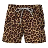 Summer Fashion Classic Colorful Leopard 3D Printed Men's Shorts Unisex Casual Beach Swimming Shorts Quick-dry Surf Board Shorts 4