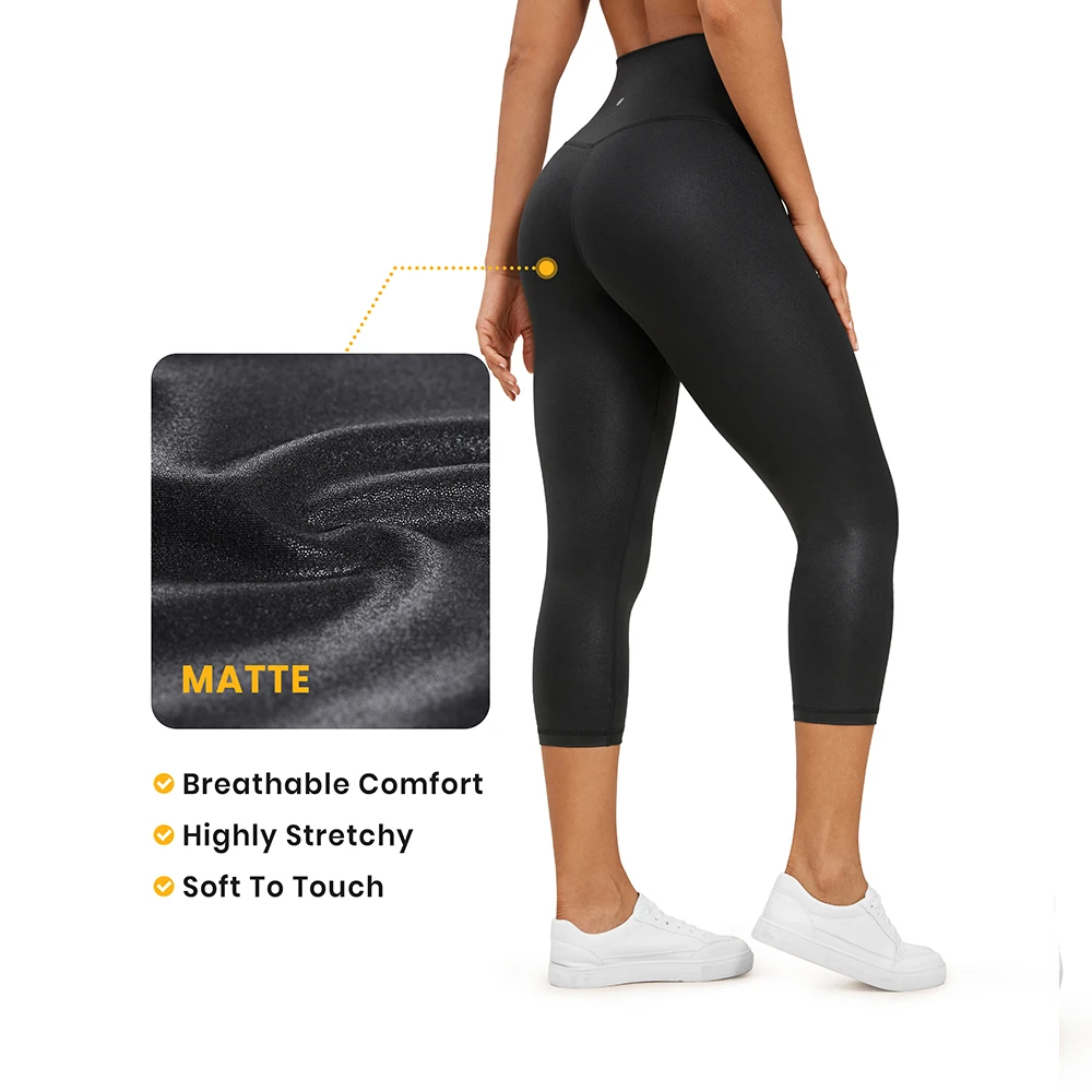 CRZ YOGA Butterluxe High Waisted Capris Workout Leggings for Women 21'' - Lounge Leggings Buttery Soft Yoga Pants