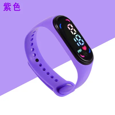 Children's Watches for Kids LED Electronic Display Watch Cartoon Girls Boys Cute WristWatch Sport Waterproof Women Student Gifts 89