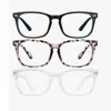 Retro Plastic Reading Glasses Black Leopard Rectangle Presbyopia Eyeglasses Anti Eyestrain Reading Glasses Readers 1