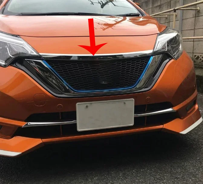 日産ノートe12e-パワー2016-2019用フロントグリル,フード,リップ