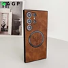Luxury Magsafe Deer PU Leather Case for Samsung Galaxy S25 S24 Ultra Note20 S23 S22 S21 FE S25Ultra Plus Wireless Charging Cover 1
