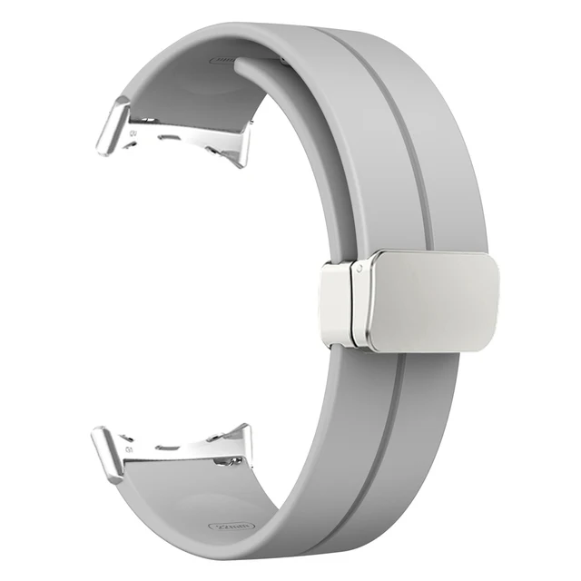 Silicone Magnetic Folding Buckle Sport Wristband Strap