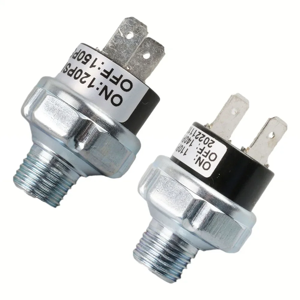 

1/4-18 NPT Male Air Pressure-Control Switch 110-140PSI 120-150PSI Air-Compressor Valve Switch Equipment Pneumatic Tools Parts