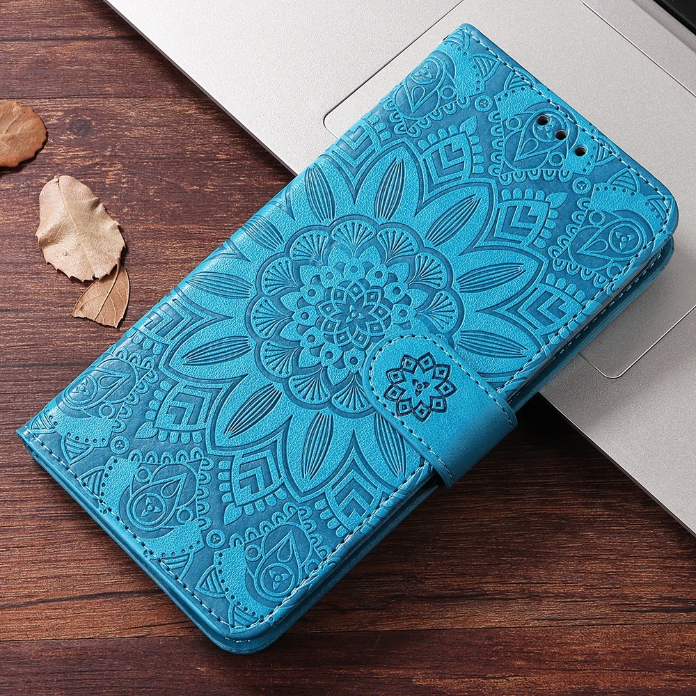 Magnetic Leather Flip Wallet Case