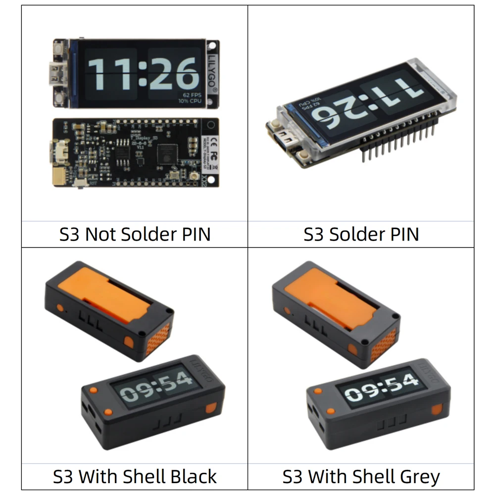 Lílio®placa de Desenvolvimento Display Lcd Wi-fi Bluetooth 5.0 Módulo sem Fio Resolução 170x320 T-display-s3 1.9 St7789 - Image 3