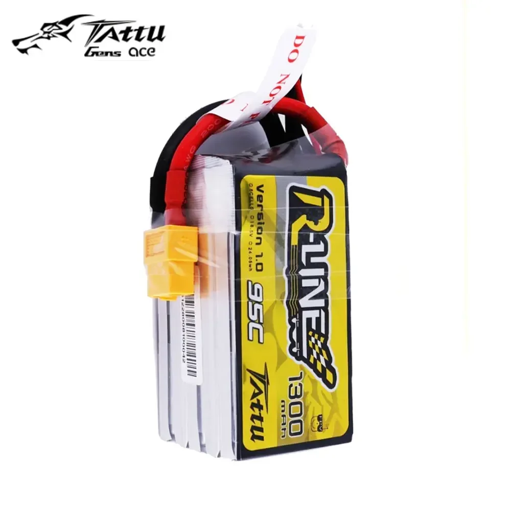 Tattu R-Line 1300mAh 95C LiPo 4S 5S 6S pour Drone FPV RC