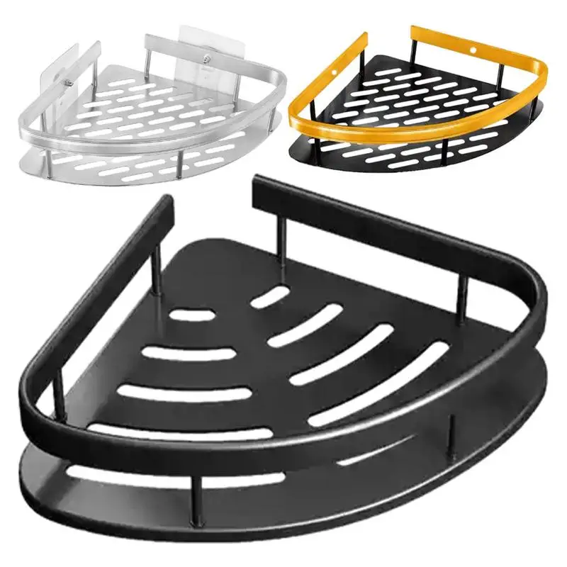 

Bathroom Shelf Wall Mount Corner Shower Organizer Storage Organizer Aluminum Alloy Shampo Rack Shower Shelf Bathroom Accessories