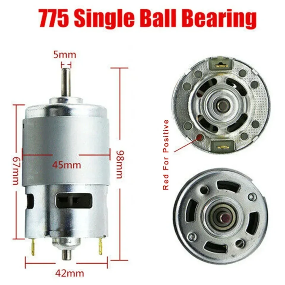 Motore 775 12V DC, Cuscinetto A Sfere, Coppia Elevata, Alta Potenza Basso Rumore Per Elettroutensili 90109784 Motore 775 12V DC, Cuscinetto A Sfere, Coppia Elevata, Alta Potenza Basso Rumore Per Elettroutensili 90109784