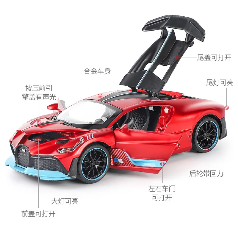 1:32 Divo Toy Car Metal Toy Alloy Car Die-cast Toy Vehicles Car Model Miniature Model Car Toys For Christmas Gift - 4