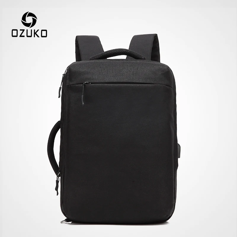 

New OZUKO Men Laptop Backpack Water Repellent Schoolbag for Teenager Student Casual Style Backpack Women Travel Mochila Rucksack