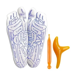 Enhanced Reflexology Foot Massage Socks with Acupressure Tools (As Shown Women)