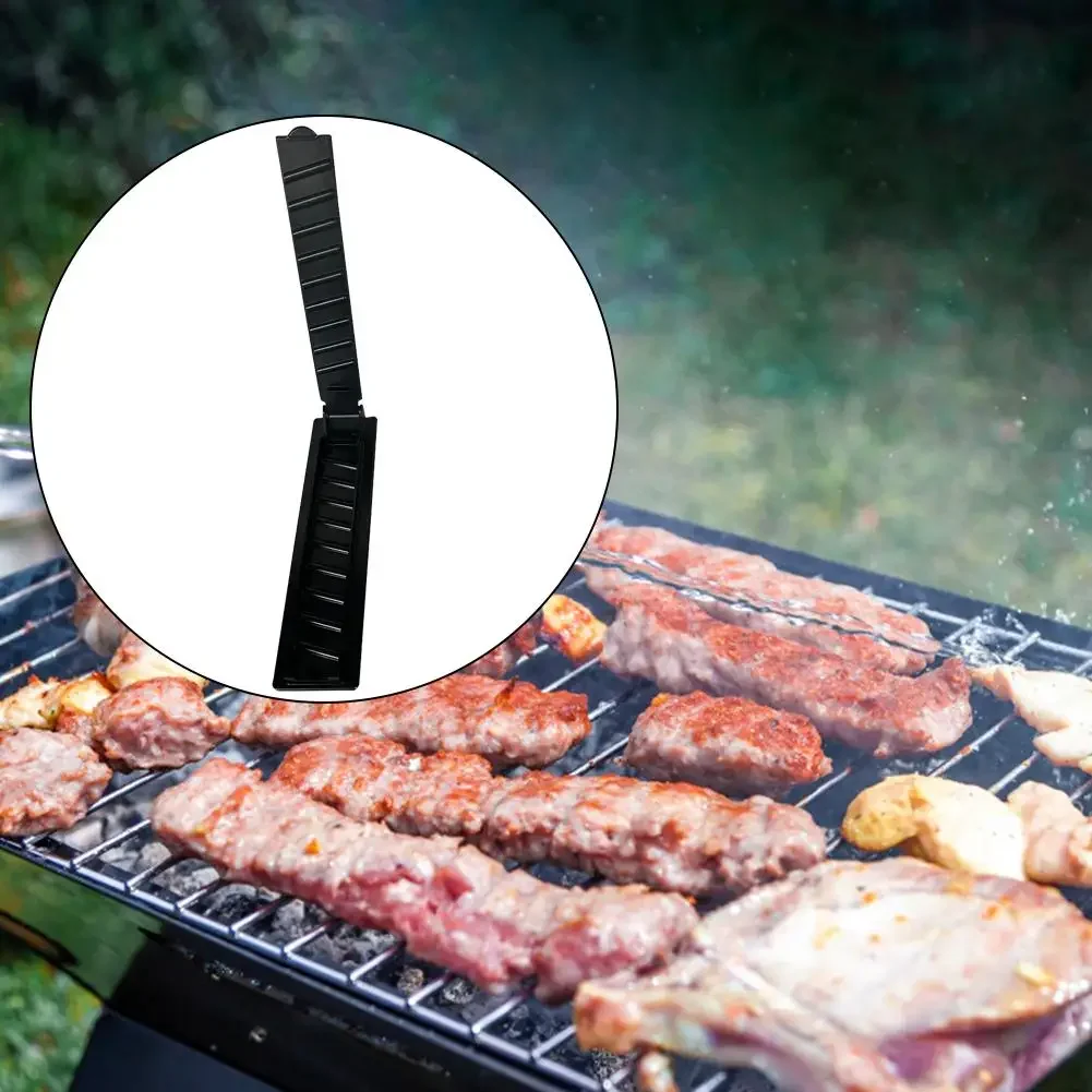Barbecue Skewers Kebab Maker Single Row BBQ Meat Skewer Prepare Tools Reusable Convenient Easy Operation Camping Kitchen Gadgets