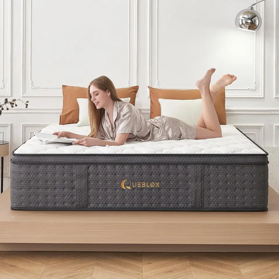 12 Inch King Size Hybrid Memory Foam Mattress