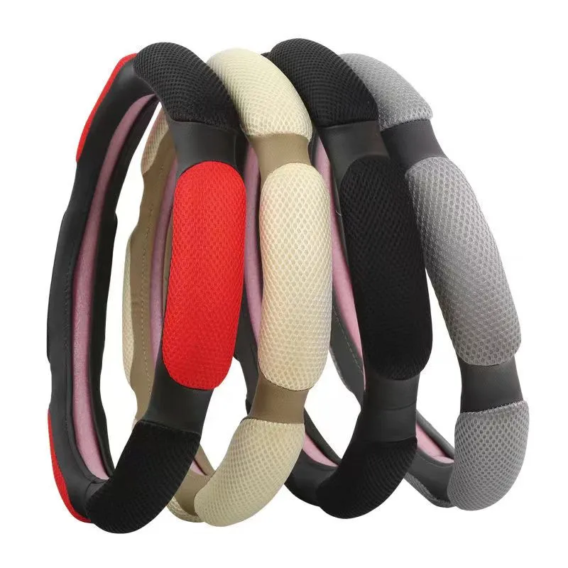 Luxurious 38cm Steering Wheel Cover - Premium Interior Car Accessory