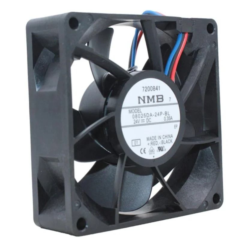 Wholesale nmb 08025da24pbl 8cm 24V 8025 0.35A threewire cooling fan