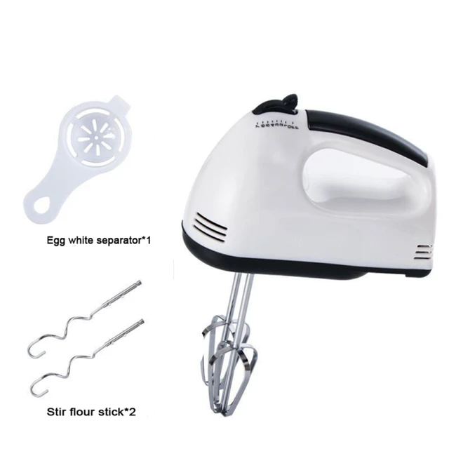 Electric Hand Mixer, 7-speed Hand-held Egg Beater Whisk Breaker