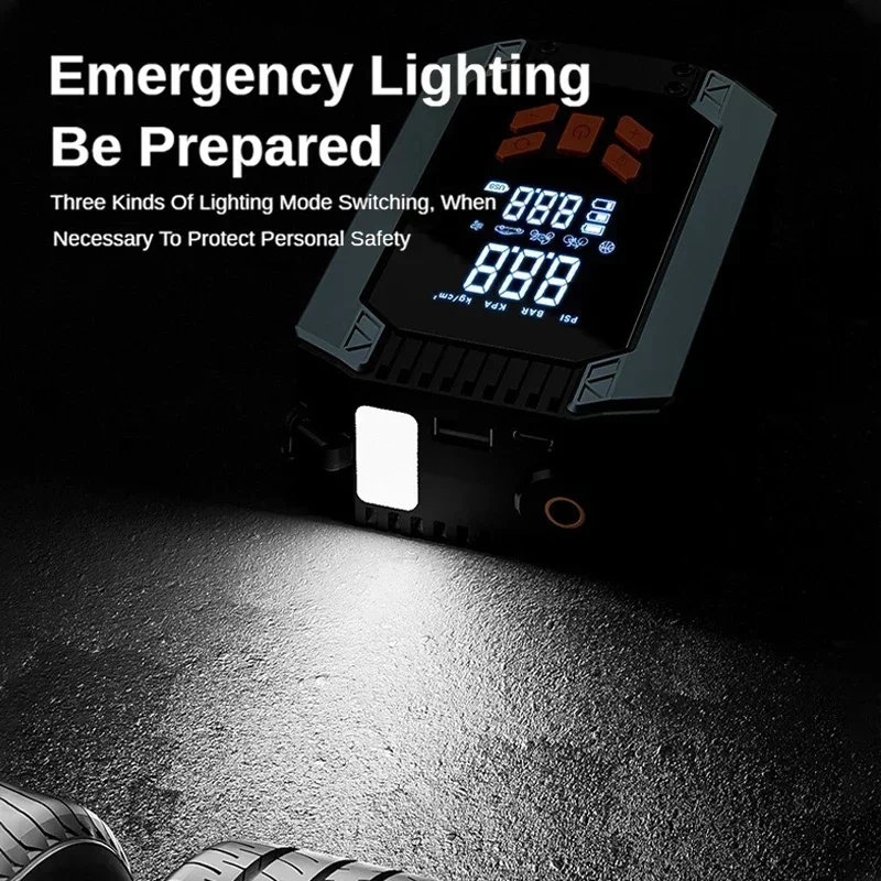 4 in 1 car jump starter jump starter Car Tyre Inflator Inflatable Pump Electric Pump Car Jump Starter Battery Starting Portable Air Compressor Emergency Power
