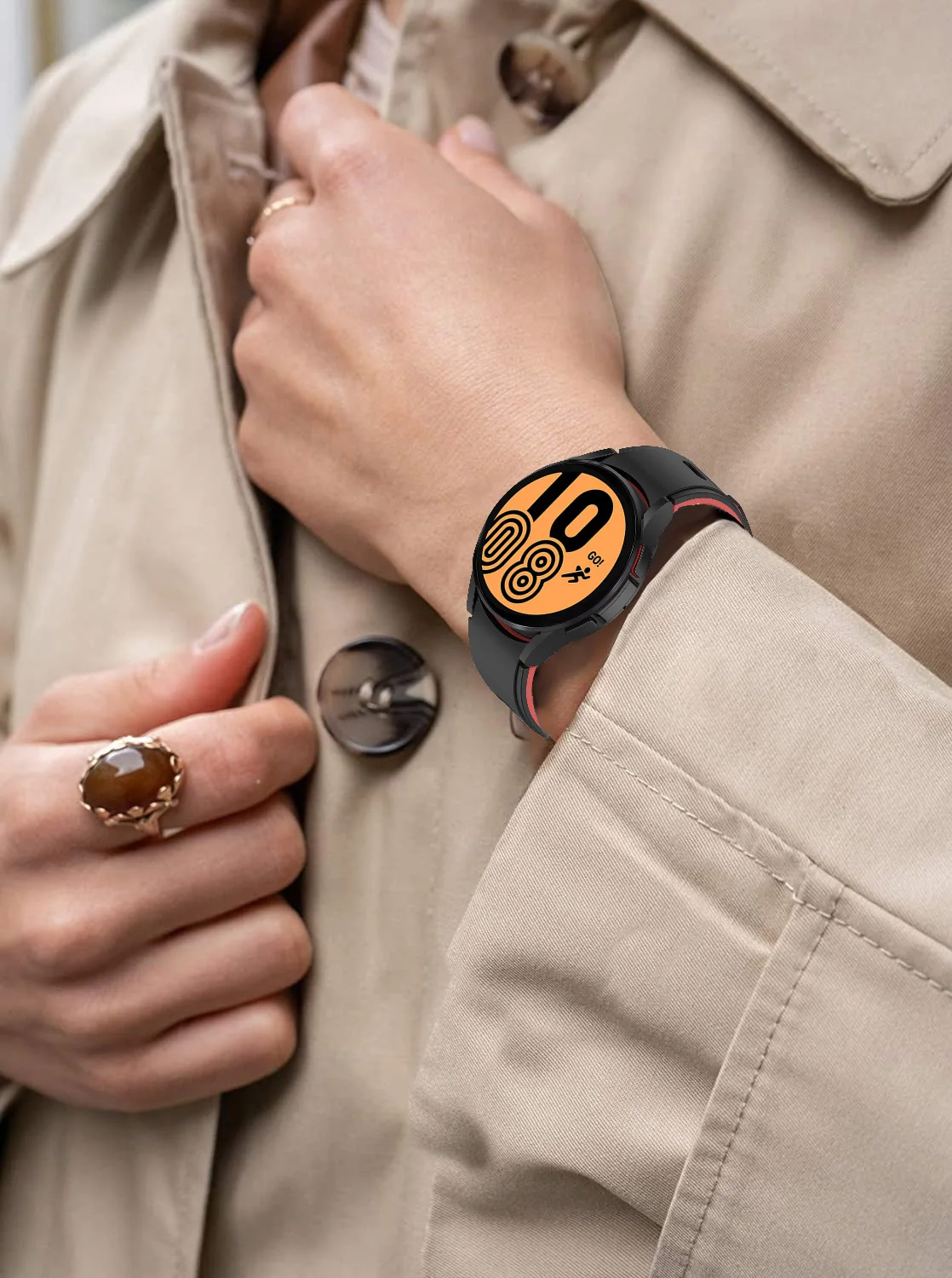 No Gaps Band For Samsung Galaxy Watch 4 