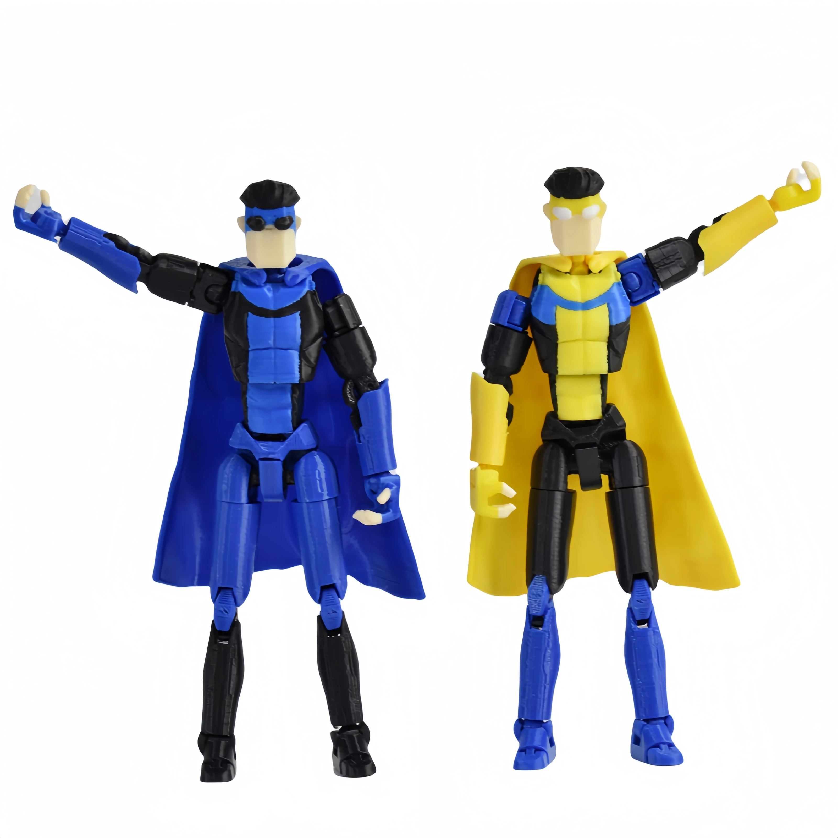 Invincible Action Figure 3D Printed Mark Grayson Action Figures Multi-Jointed Poseable Collectible Toy Gift for Fans Ornaments